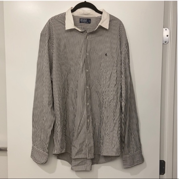Polo Ralph Lauren Other - ✨ Ralph Lauren black and white striped dress shirt